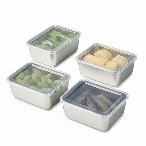 Stainless Steel Mini Food Containers With Lids