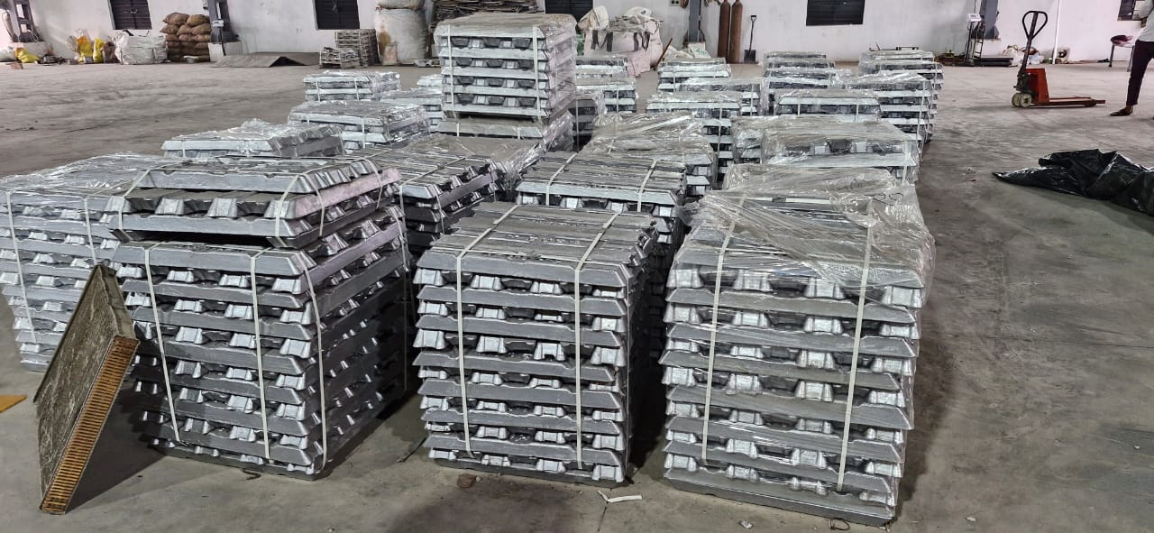 Adc12 Aluminium Alloy Ingots - Aluminum Material Silver Color | A Grade Good Condition New Industrial Use