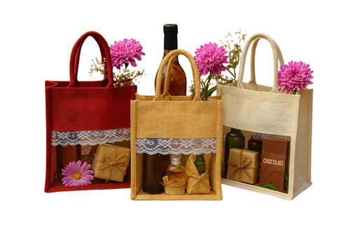 Jute Gift Bags - Color: Multiple