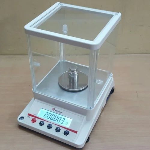 Precision Gold Balance - Glass, Standard Size, White, Digital Display | Long Lasting, Durable, 1 Year Warranty