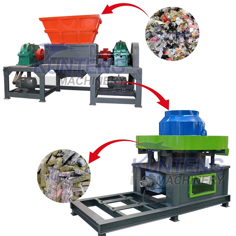 Straw Fabric Garbage Shredder Rdf Fuel Rod Forming Machines - Capacity: 20 T/Hr