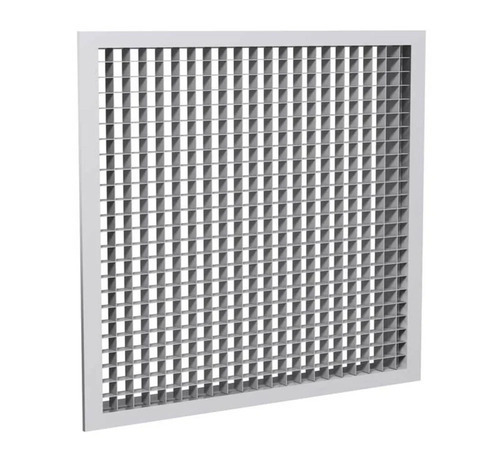 12x12inch Adjustable Deflection Aluminum Double Louver Grill