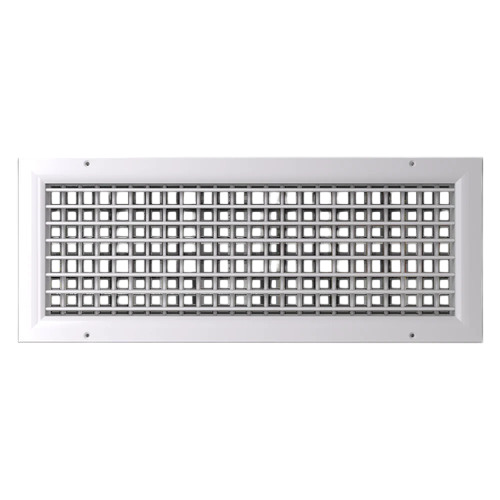 24x8inch Adjustable Deflection Aluminum Double Louver Grill