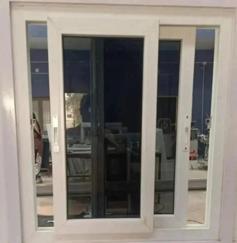 3 Track UPVC Sliding Window - UPVC, White | Durable, Weather Resistant, Energy Efficient, Noise Insulation, Secure Locking