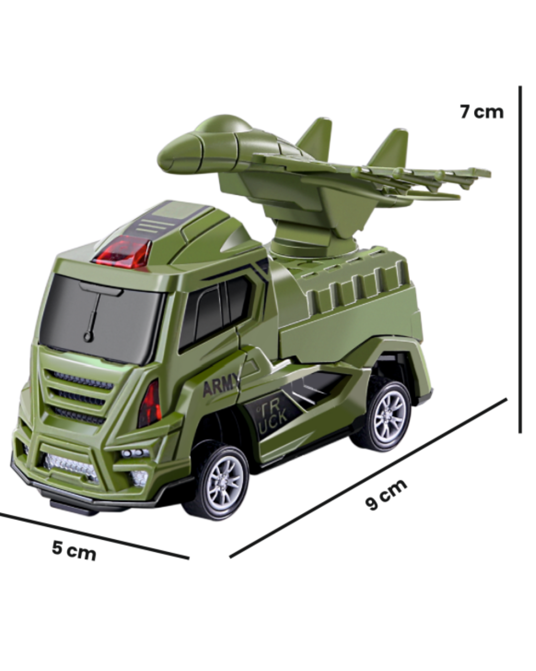 Cellus Tech India Kids Die Cast Military Monster Truck Toy - Age Group: 3+