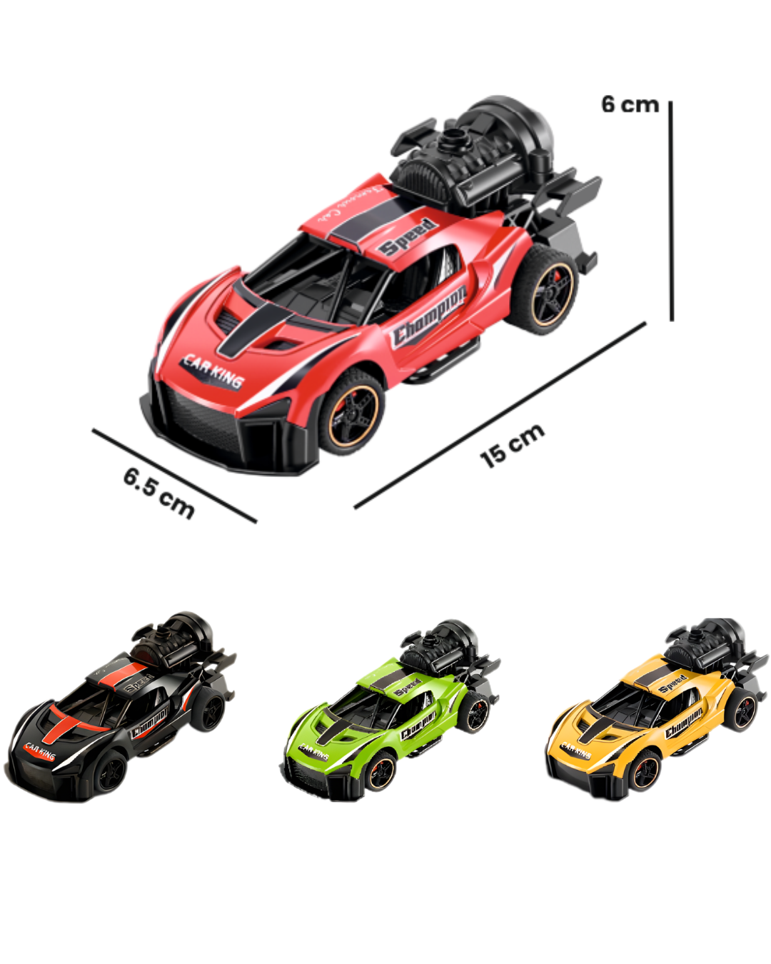 Cellus Tech India Kids Die Cast Pull Back Smoke Car Toy - Age Group: 3+