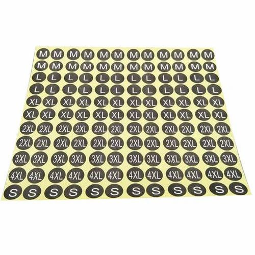 Garment Number Sticker