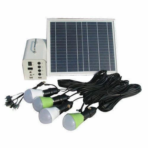 Mini Solar Light Kit - Steel, Custom Size, Silver, 5-100W LED, IP55 | Home Industrial Use