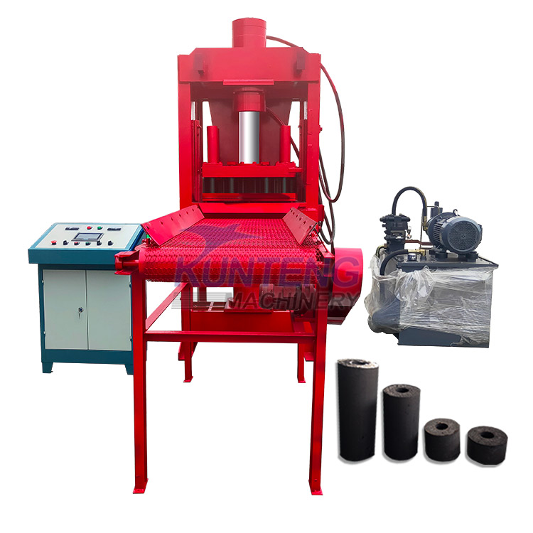 Palm Kernel Shells Charcoal Briquette Making Machine - Briquette Size: Customized
