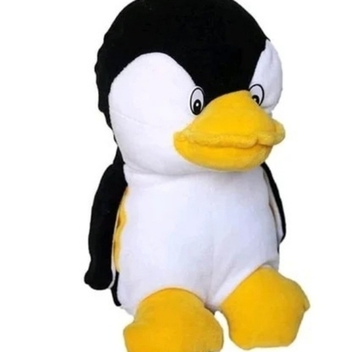 Penguin Soft Toy - Cotton Stuffed, Black White Yellow | Soft Plush, Huggable, Washable, Durable Stitching