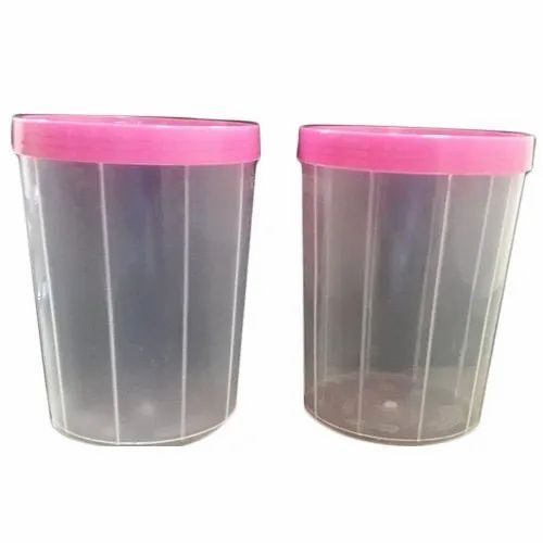 Round Plastic Spice Container