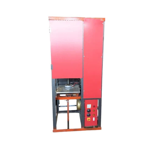 Semi Automatic Paper Dona Making Machine - Pattal Dona, 4-6 Inch, Red, Mild Steel, 220V, 50Hz, 25000 Pcs/Day Capacity, Human Machine Interface