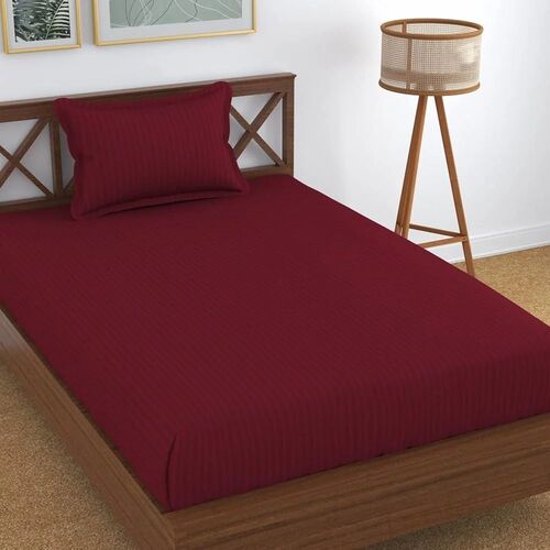 Single Plain Hotel Bed Sheet