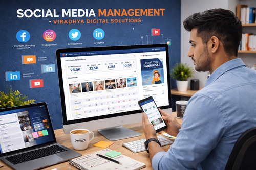 Social Media Management Services By Viradhya Digital Solutions