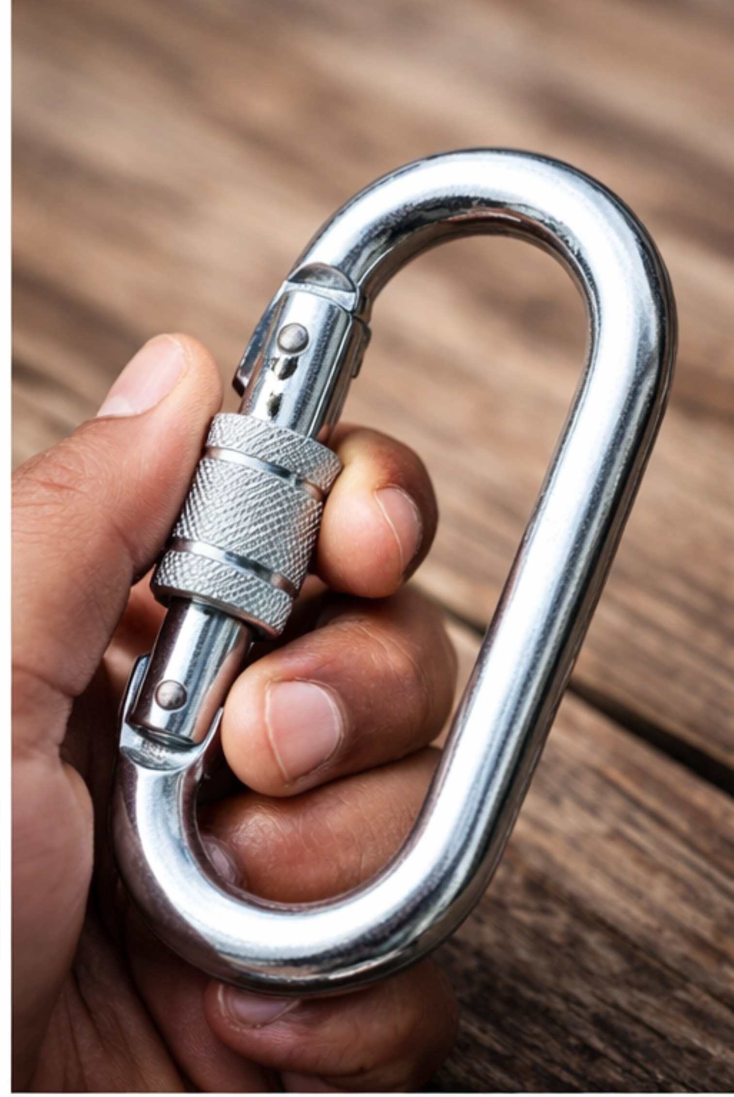 Steel Screw Lock Carabiner