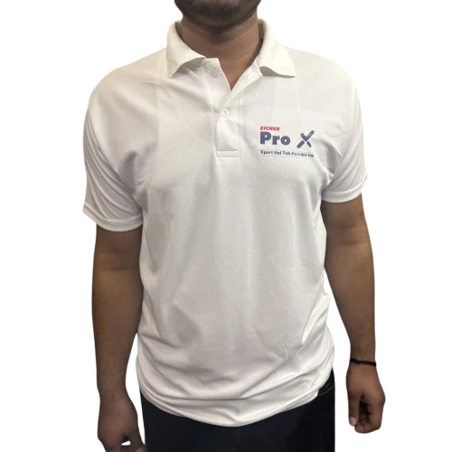 White Dry Fit Promotional T Shirt