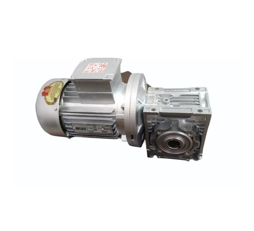 240V Three Phase Worm Gear Motor - Metal Silver Grey 3 KW 2850 RPM Drip-Proof Rust Free