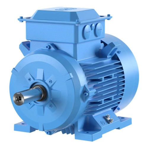 Blue Crane Duty Motor - Copper Winding, 0.25 KW, Blue | Rust Free, Drip-Proof, Electric Start