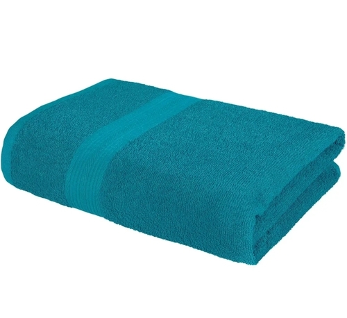 Blue Mens Cotton Terry Towel - Shape: Rectangle