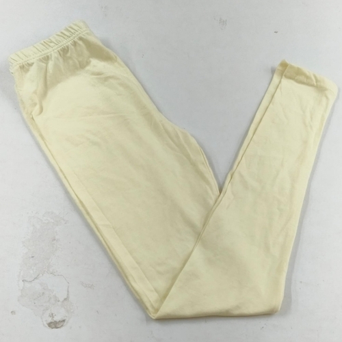 Ladies Nylon Cream Shimmer Leggings