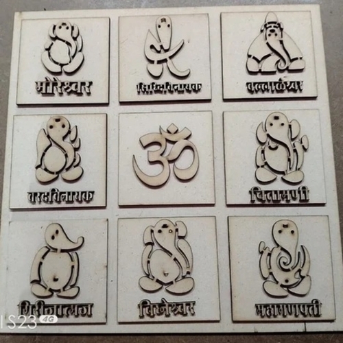 mdf Shree Ashtavinayak cut outs