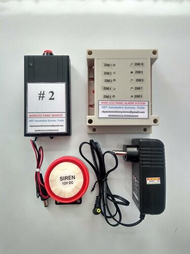 Panic Alarm Bell - Metal Body 50 Hz Remote Control | Durable Fast Response High Volume Easy Installation