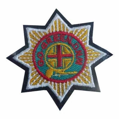 Polyester Embroidery Badge