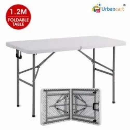 Portable Hight Adjustment Folding Hdpe Outdoor Picnic Garden Table - White