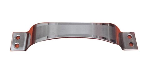 Silver Stainless Steel Door Handle - Standard Size, Silver, Screw-In | Rust Proof, Anti Corrosion, Durable