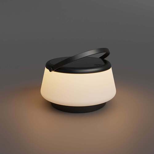 Solitude Solar Lamp - Color: Black