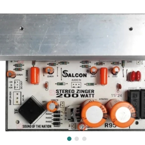 Tda7294 200 Watts Rms Stereo Board With 7805 & Supply (902)