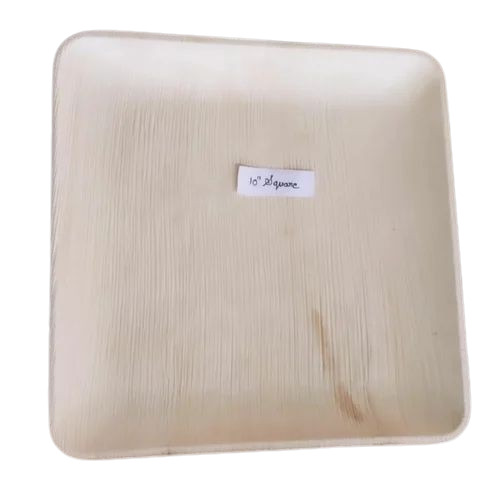 10 Inch Square Areca Leaf Plate