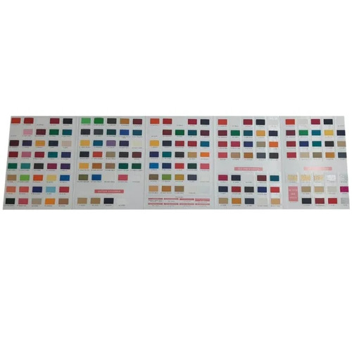 200 Color Fabric Shade Card - Application: Display