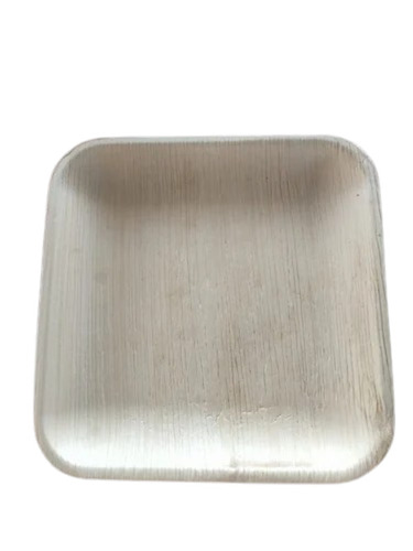 7 Inch Areca Plate - Areca Leaf, 7 Inch, Square | Disposable, Lightweight, Eco-Friendly