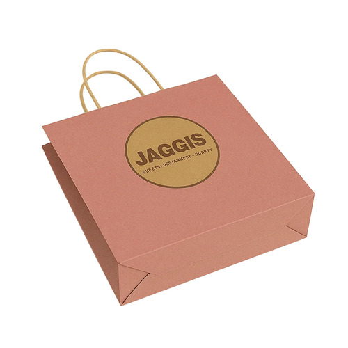 Beige Bleach Kraft Paper Bag - Feature: Biodegradable