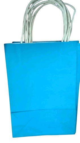 Blue Paper Shopping Bags