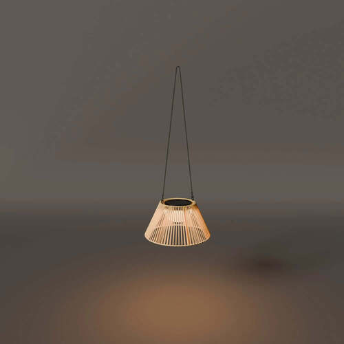 Ember H Solar Lamp - Color: Beige