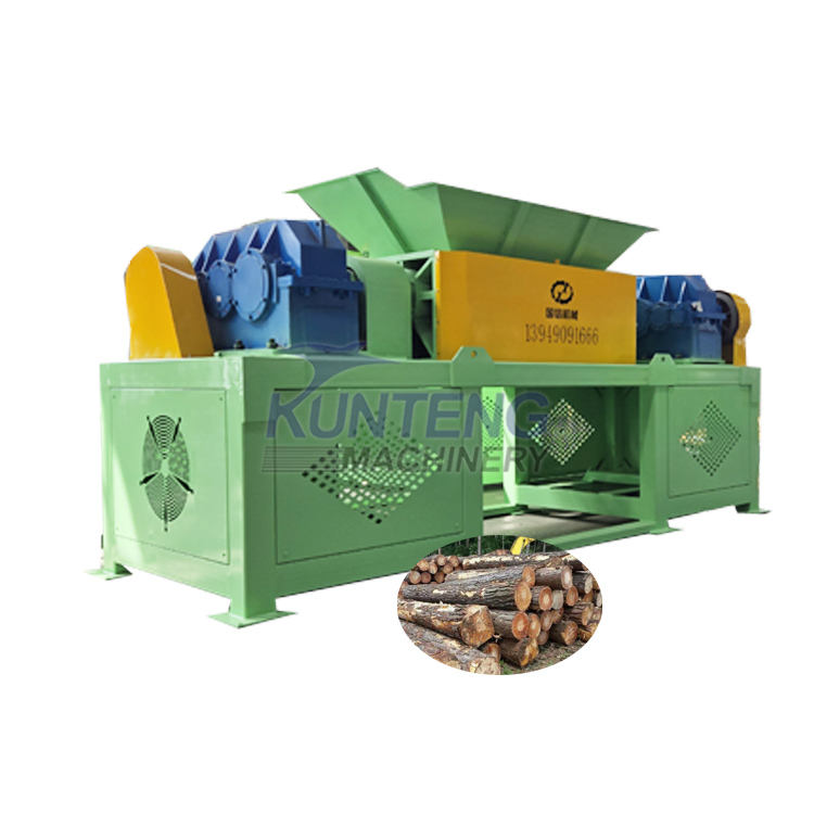 Industrial Agricultural Waste Coconut Shell And Metal Double Axis Shredder - Capacity: 10 T/Hr