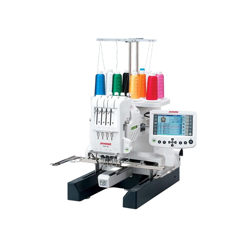 Janome Mb-4S Commercial 4 Needle Embroidery Machine - Body Material: Plastic
