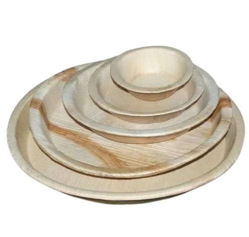 Round Disposable Areca Leaf Plate