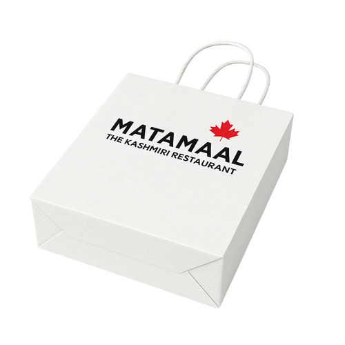 White Bleach Kraft Paper Bag - Feature: Biodegradable