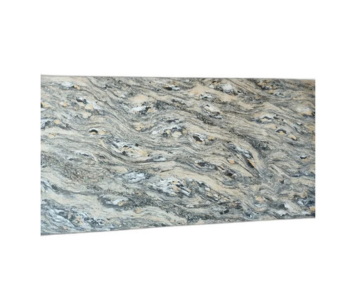 14mm Vitrified Floor Tile - Vitrified, Rectangular, White and Black, Polished, Wear-Resistant, Super Glossy
