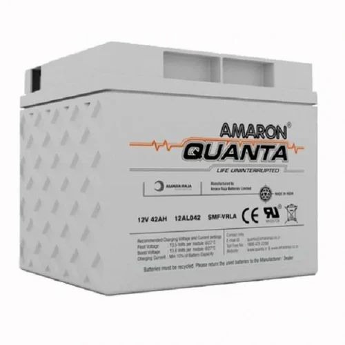 26 Ah Small Smf Vrla Battery - 16.7x12.6x17.5cm, White | 12V, 24 Months Warranty, 9 Kg