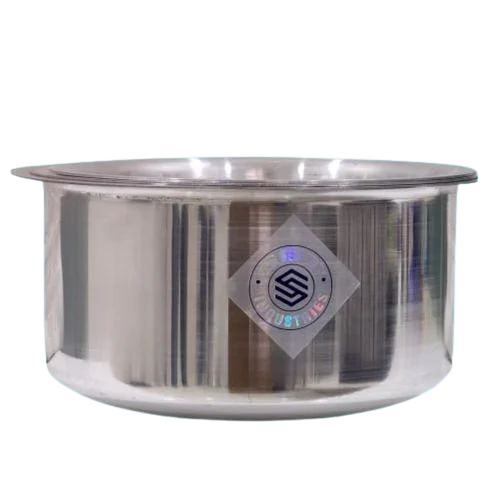 Aluminium Round Bottom Tope - Aluminum, Various Sizes, Silver | Durable, Lightweight, Polished Finish
