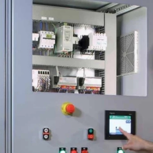 Automatic Mild Steel PLC Control Panel - Mild Steel, Powder-Coated Finish | Precise Monitoring, Overload Protection, User-Friendly Interface
