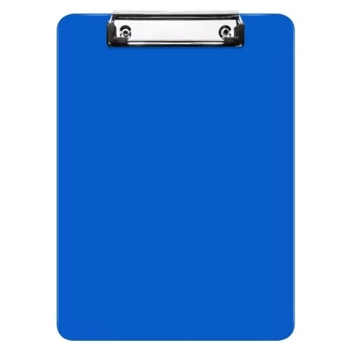 Blue Acrylic Clip Board  - Paper Type: Writing Paper