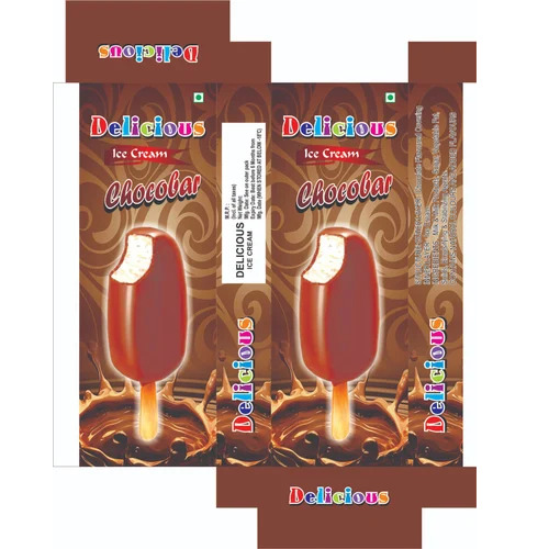 Choco Bar Ice Cream Packaging Box