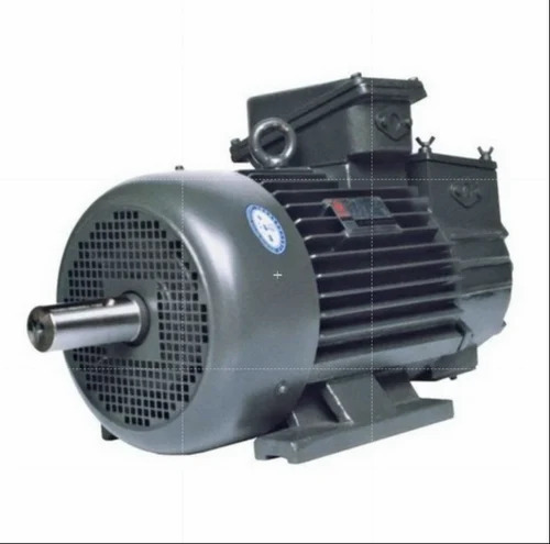 Greaves Electric Motor - Grey, 4/6 Poles, 10 KW, 1400 RPM, Three Phase, IP55 | Durable Industrial Use