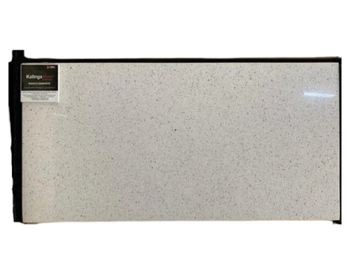 Kalinga Stone Bianco Diamante Quartz Slab - 20mm Thickness, 10x5 Feet, Polished Rectangular Slab