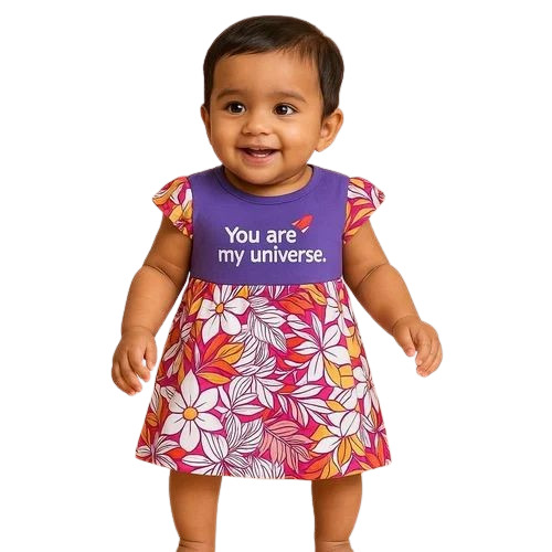 Kids Printed Cotton Frock